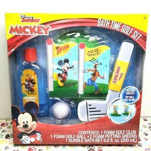 Disney Mickey Mouse bubble bath golf set bath time
